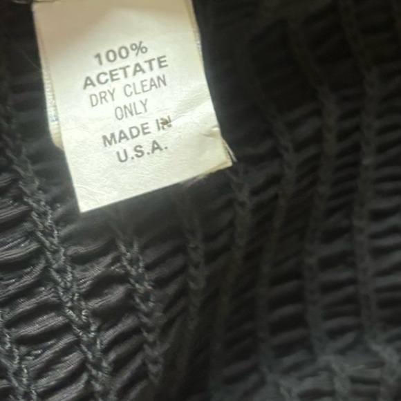 Vtg Karen Lucas For Niki 1980’s Prom Dress Black White High Low Ruched Size 12 - Picture 9 of 11